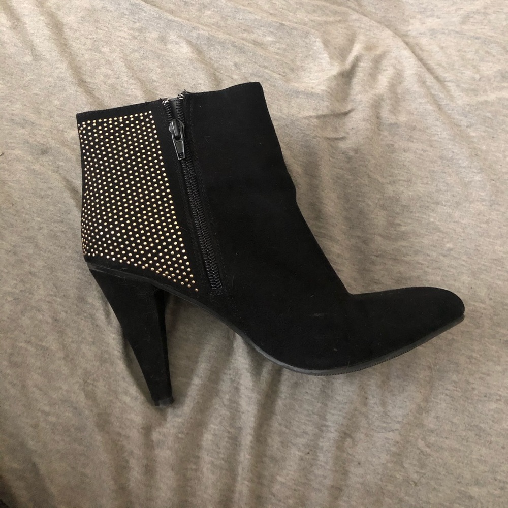 High Heel Studded Boots